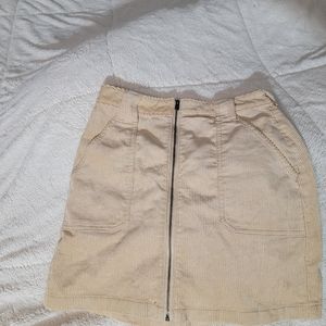 Hollister zip up skirt
